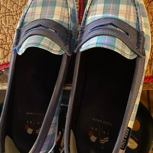 Cole Haan Canvas Penny Loafers size 7 1/2B